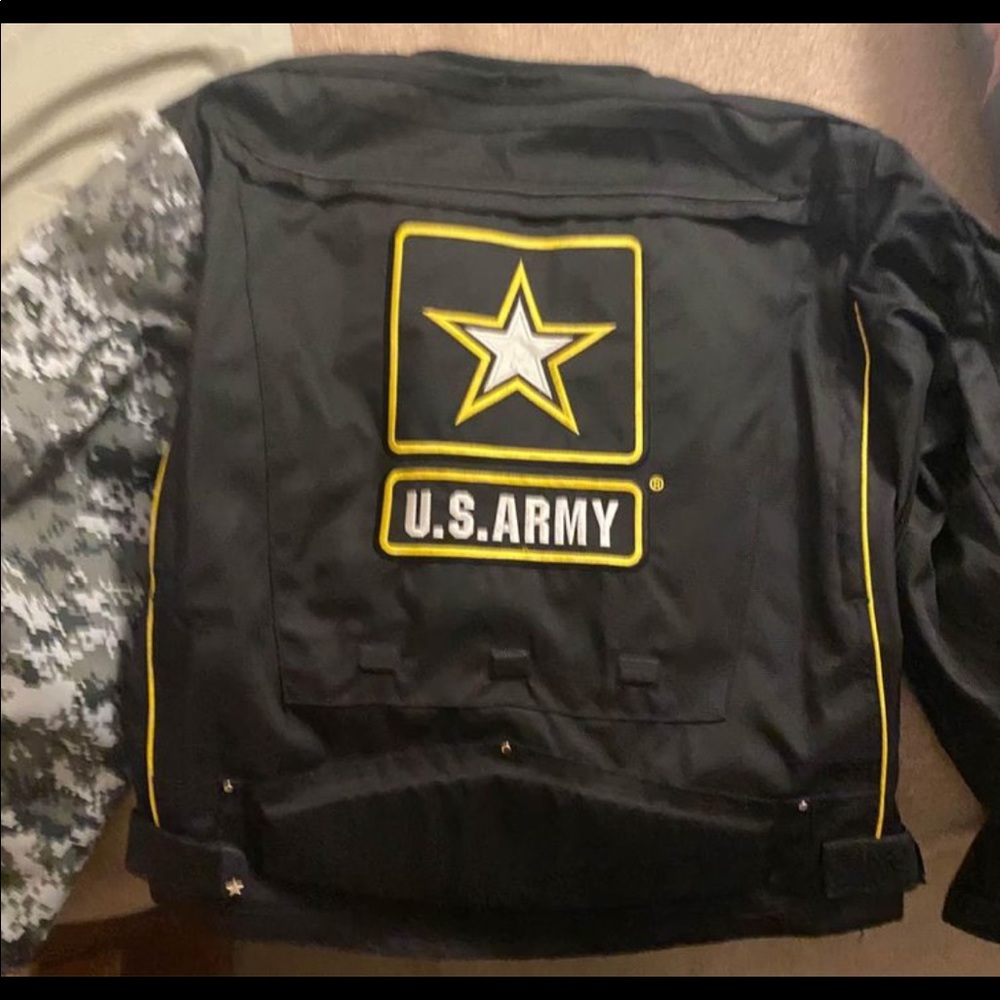 Army Motorcycle Jacket - Picture 2 of 5